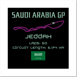 Saudi Arabian Grand Prix, Jeddah Circuit, Formula 1 Posters and Art